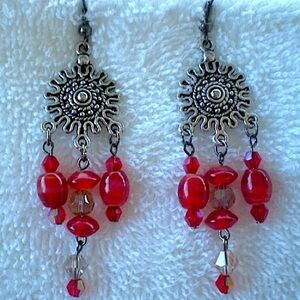 "Redazzled" Earrings